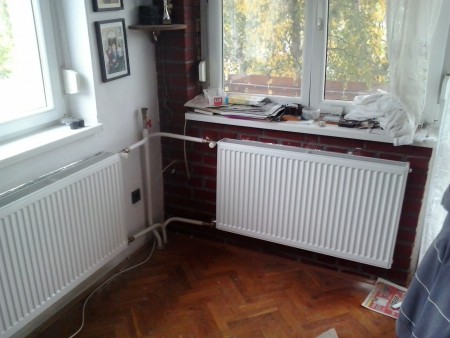 Régi típusú bordás radiátor cseréje